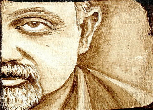 "Billy Joel" from "Rock Through the Ages original painting
