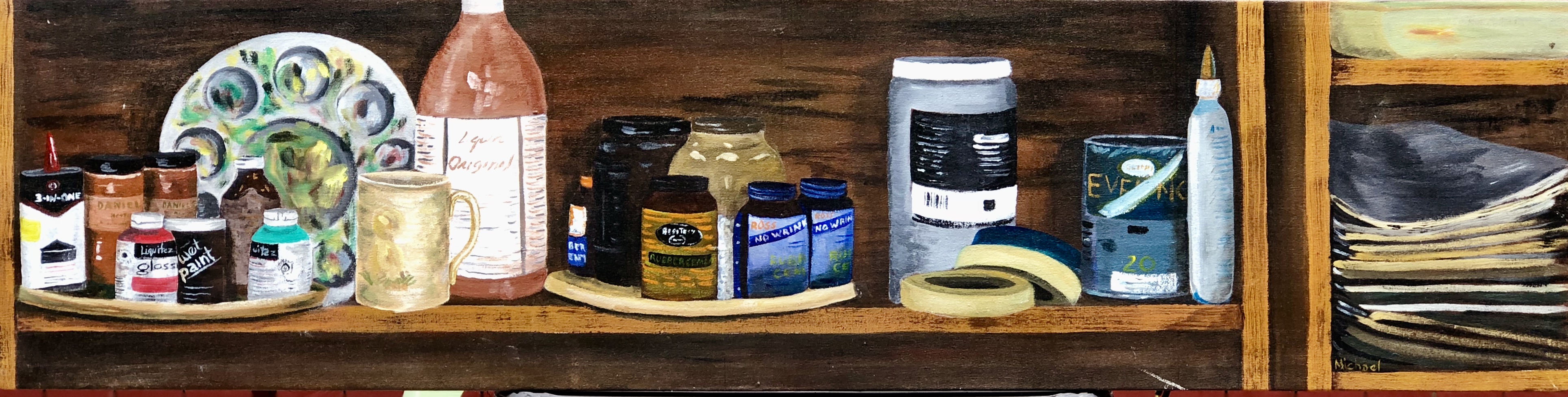 Art Shelf by Michael Arnold Art