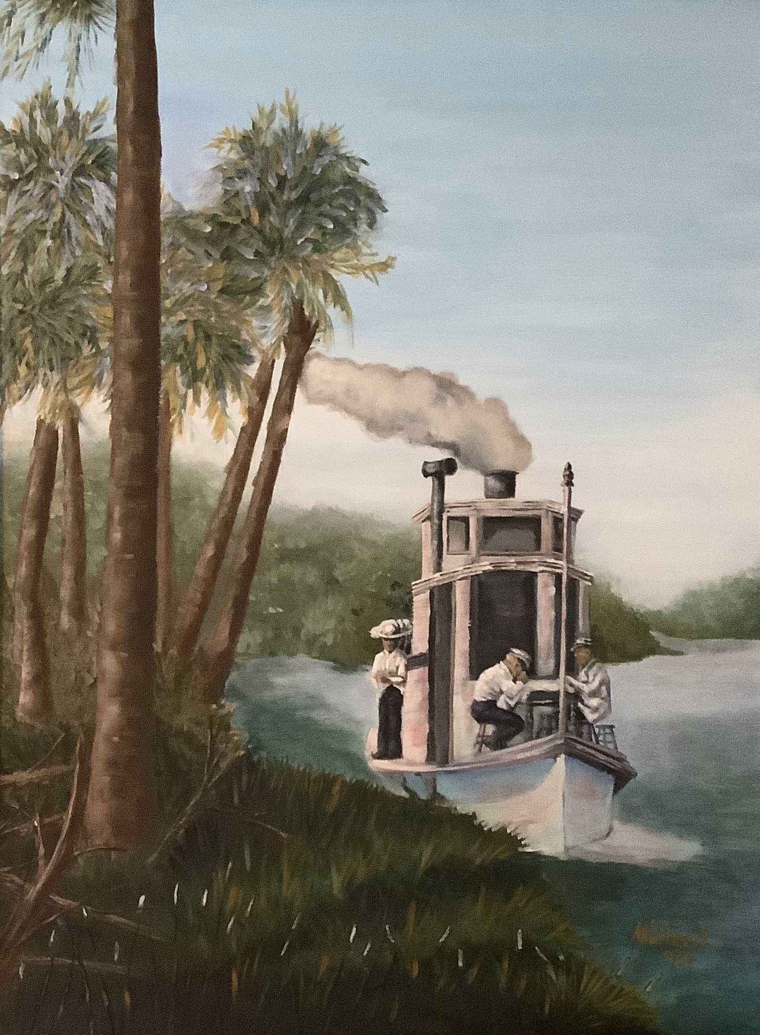 Withlacoochee Steamboat by artist Michael Arnold
