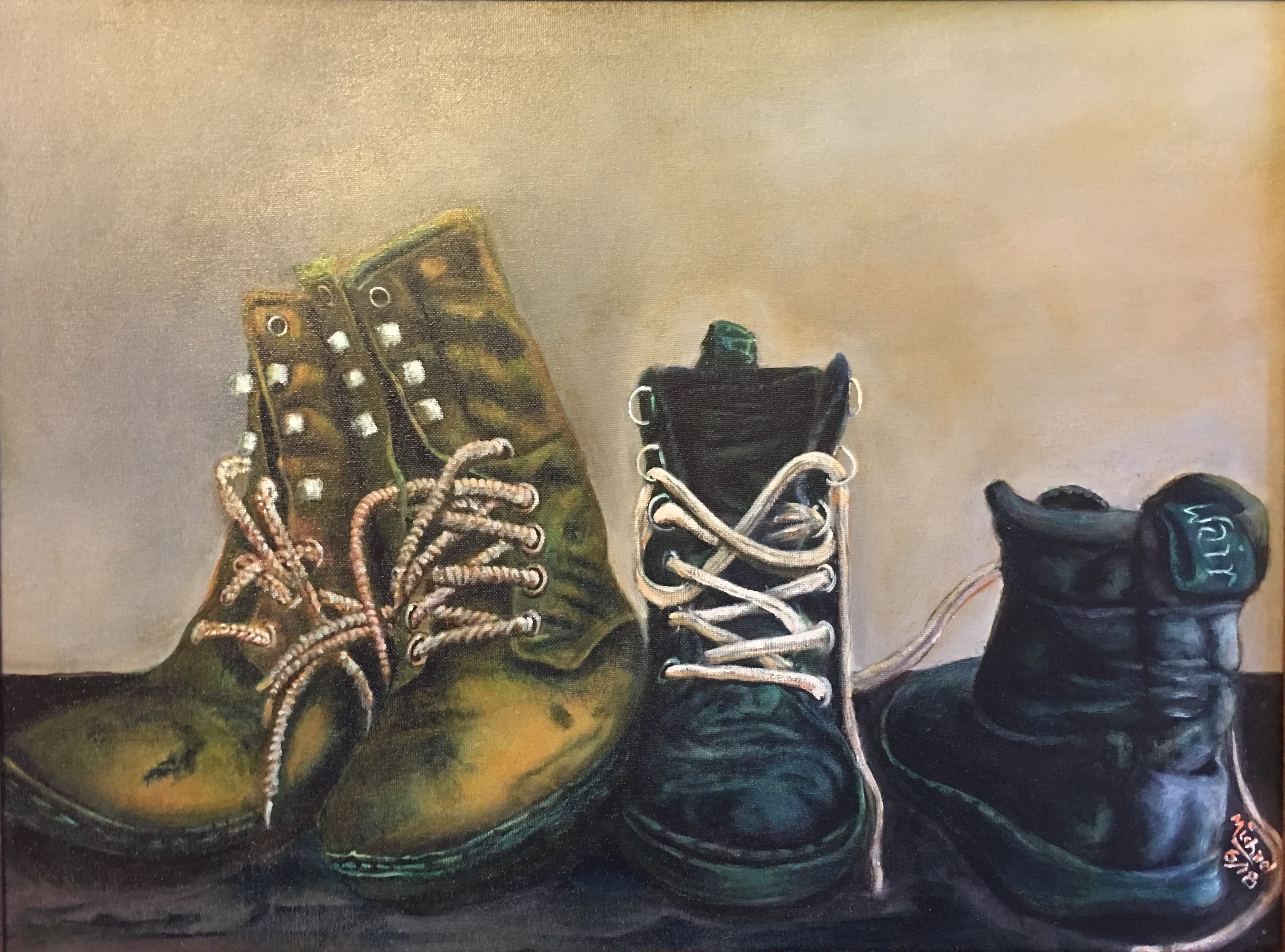 shoes painting