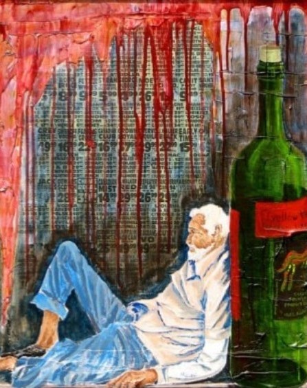 Wino painting